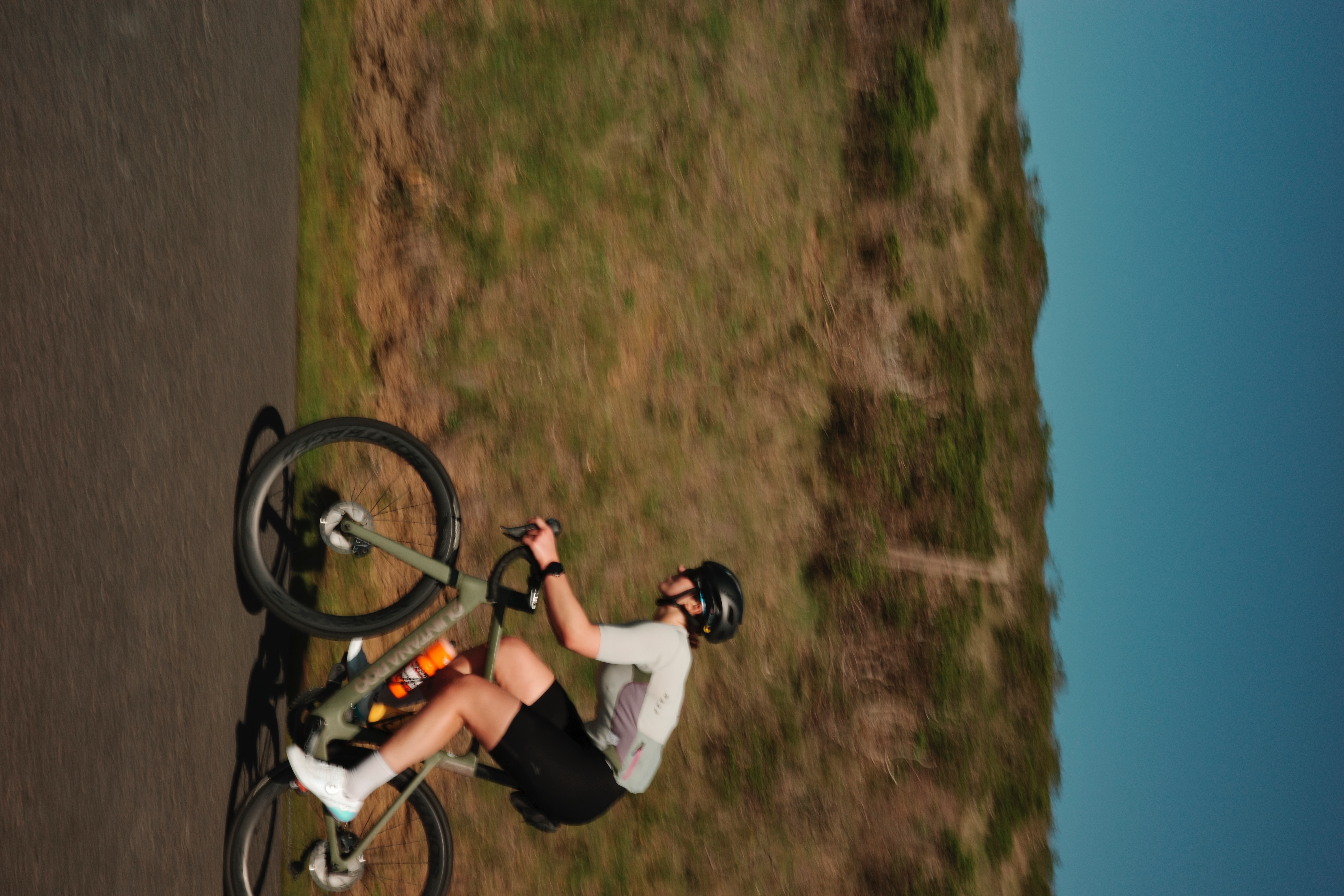 Cycling outdoors